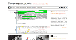 Desktop Screenshot of fondamentaux.org