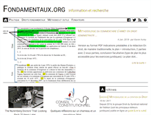 Tablet Screenshot of fondamentaux.org